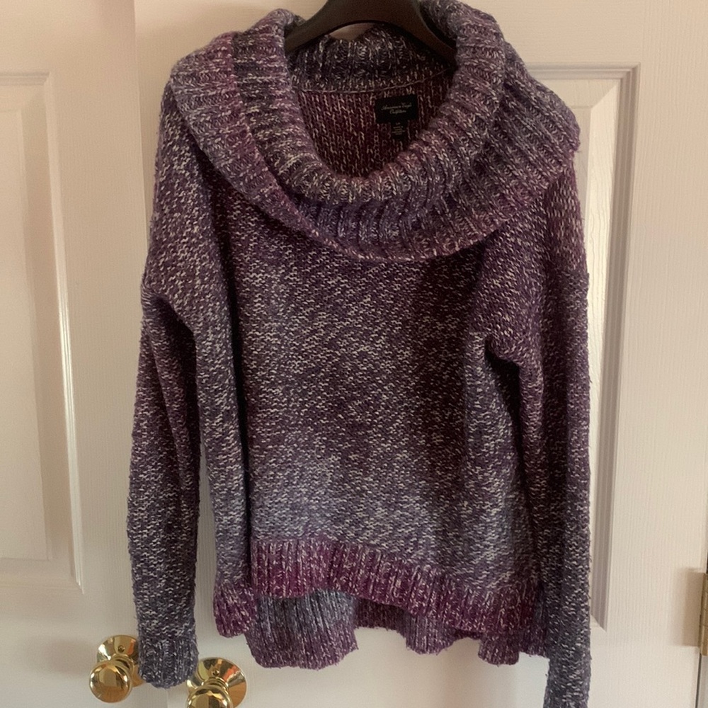 American eagle cowl neck sweater